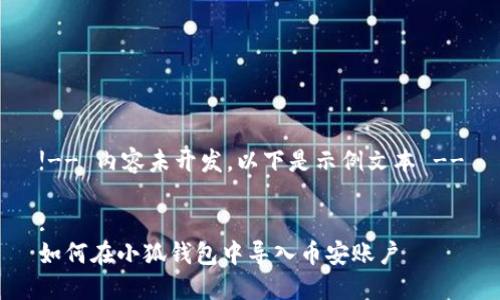 !-- 內容未開(kāi)發(fā)，以下是示例文本 --

:
如何在小狐錢(qián)包中導入幣安賬戶(hù)