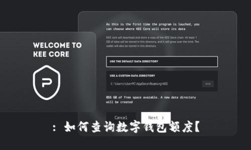 : 如何查詢(xún)數字錢(qián)包額度？