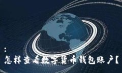 :怎樣查看數字貨幣錢(qián)包賬