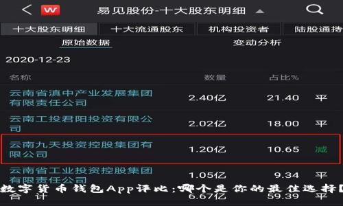 數字貨幣錢(qián)包App評比：哪個(gè)是你的最佳選擇？