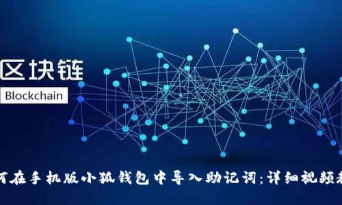如何在手機版小狐錢(qián)包中導入助記詞:詳細視頻教程