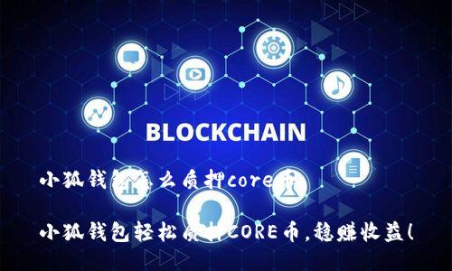 小狐錢包怎么質(zhì)押core幣

小狐錢包輕松質(zhì)押CORE幣，穩(wěn)賺收益！
